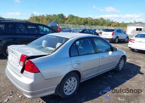 2005 Honda Civic Lx из США, поврежденный, VIN 2HGES16515H536226